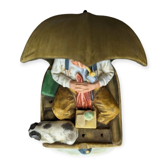 Vintage Gorham Ceramic Norman Rockwell Fishing Figure - Picture 7 of 14